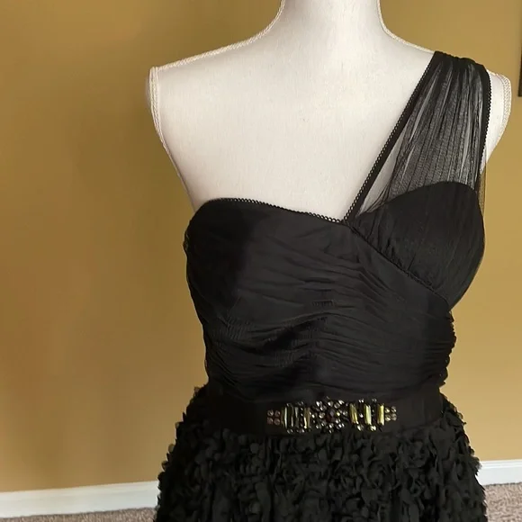 Adrianna Papell - One shoulder evening dress - Picture 4 of 10